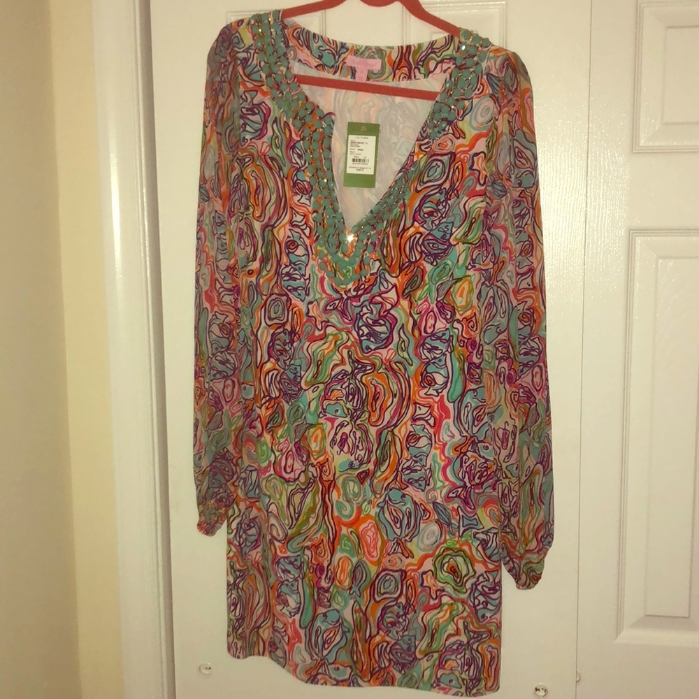 Lilly Pulitzer dress, NWT, what a catch!